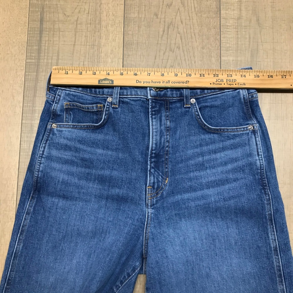 Veronica Beard Taylor Wide Leg Crop Jeans Womens 30 High Rise Serendipity Blue - Picture 11 of 14